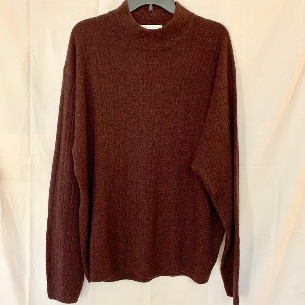 Geoffrey Beene XXL burgundy sweater